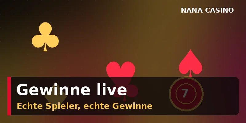 Live-Gewinnanzeige bei Nana Casino zeigt aktuelle Gewinne in Echtzeit