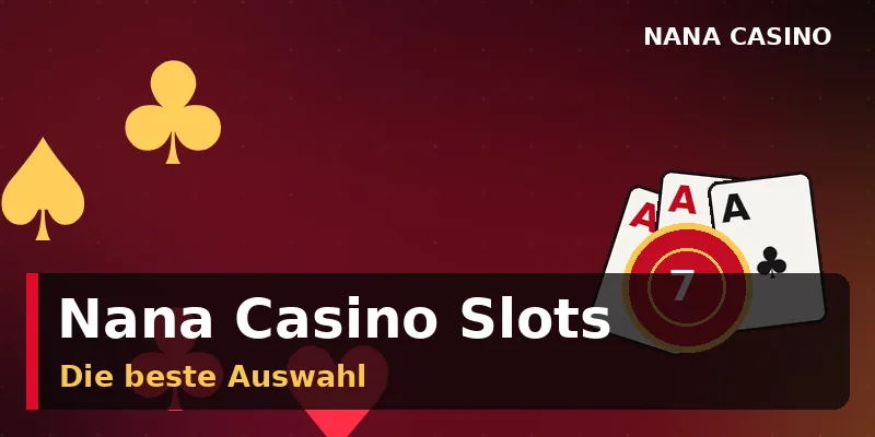 Slot-Auswahl bei Nana Casino mit über 2500 Spielautomaten